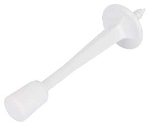 DOOR STOP RIGID 3-1/8IN WHITE