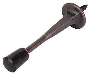 DOOR STOP RIGID 3-1/8IN VENETIAN BRONZE