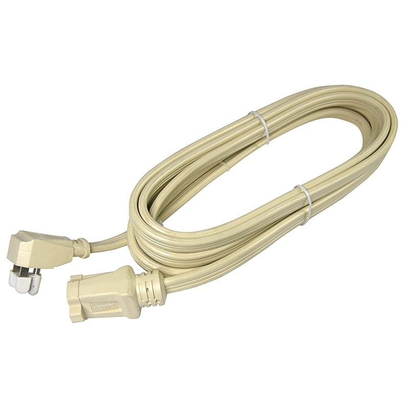 Prime 12 ft. Beige 14/3 AWG 3-Prong Plug Household Air Conditioner & Major Appliance Electrical Extension Cord