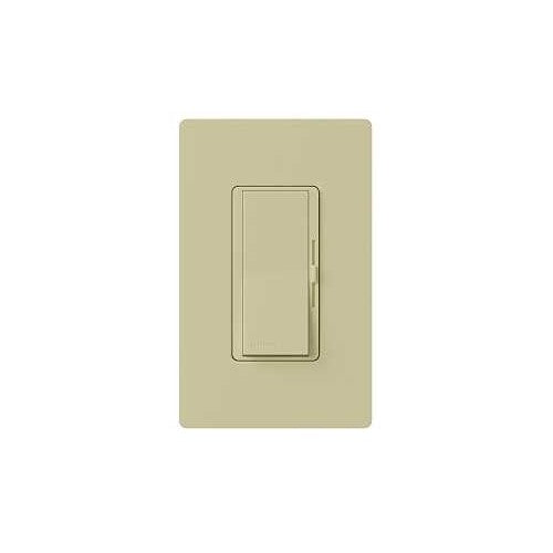 Lutron Diva Ivory Dimmer Switch with Wallplate, 1.25 A, 120 V, 150 W