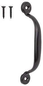 DOOR PULL 4-3/4IN BLACK COATED