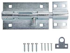 BARREL BOLT LOCK HD 6IN ZINC