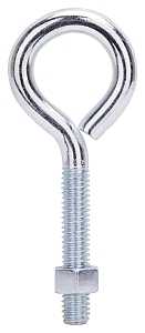 ZINC EYE BOLT W/NUTS 3/8X4