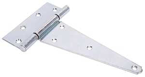 HEAVY-DUTY ZINC T-HINGE 8IN