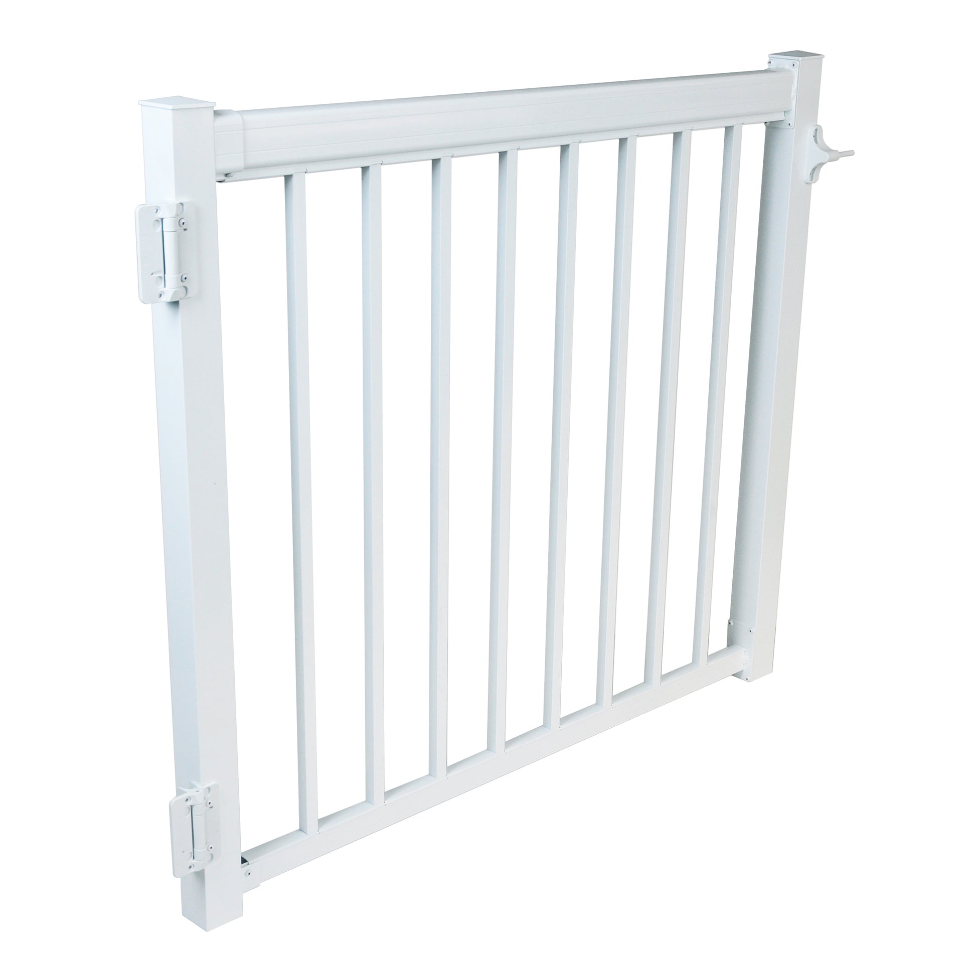 Regal Rail White Aluminum 42" Gate Feature Product Photo 3