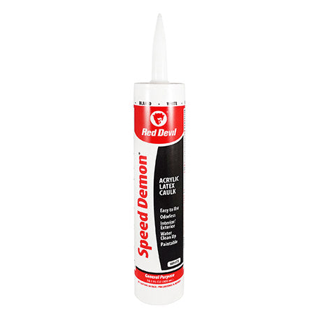 Speed Demon White Acrylic Latex All Purpose Caulk - 10.1 oz