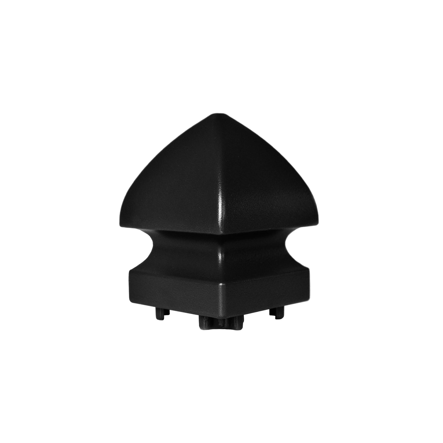 Regal Rail 2-1/4" Black Aluminum Post Pyramid Cap