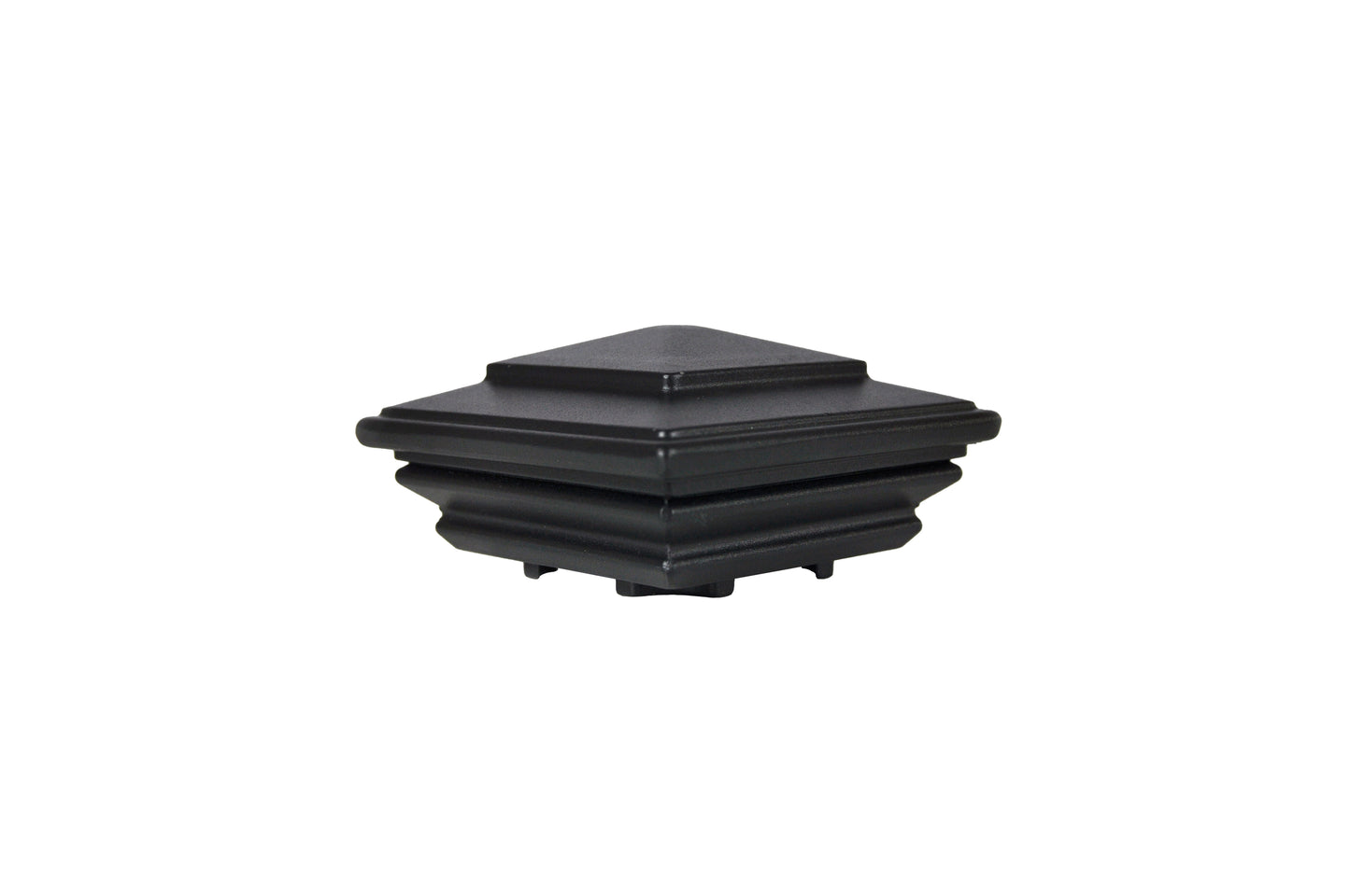 Regal Rail 2-1/4" Black Aluminum Post Tower Cap