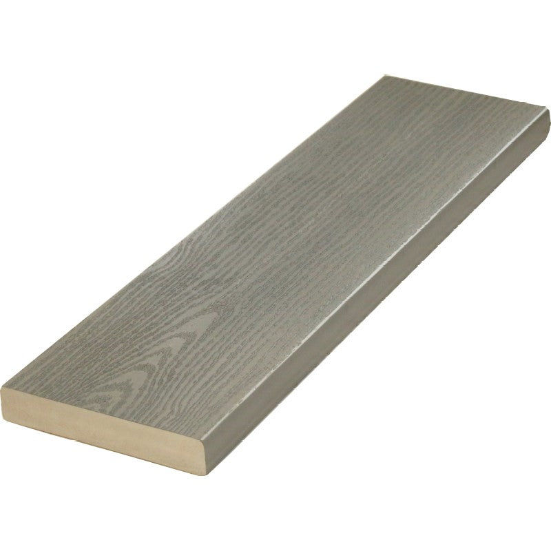 TruNorth Clubhouse 5/4 in. x 6 in. x 20 ft. Driftwood Square Edge PVC Deck Boards