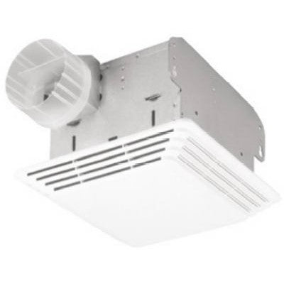 Broan 50 CFM 11-1/8 in. x 10-5/8 in. White Bathroom Venting Fan and Light Combo