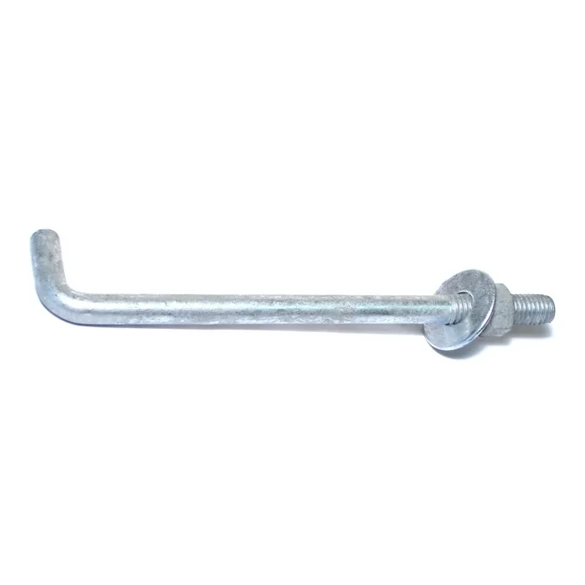 1/2 in. - 13 x 8 in. Hot Dip Galvanized Anchor Bolt