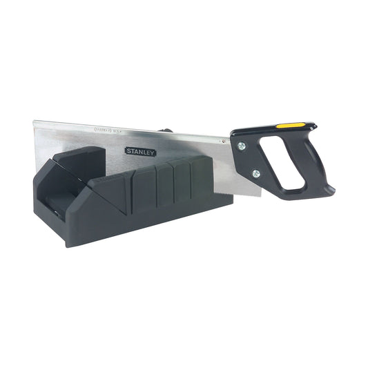 Stanley 11 in. L X 3.6 in. W Plastic Miter Box with Saw