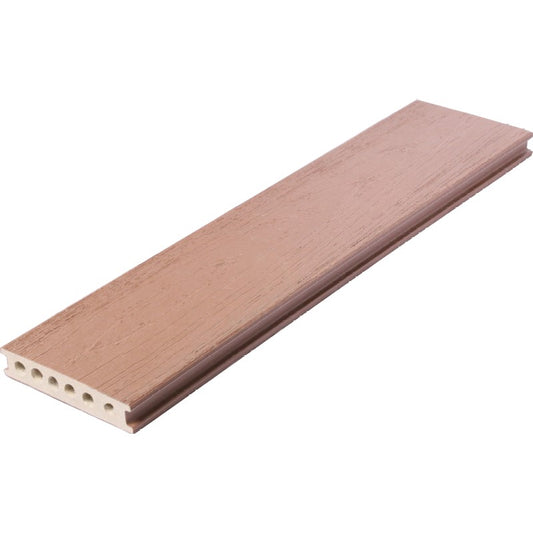 TruNorth Environboard 5/4 in. x 5-1/2 in. x 20 ft. Mocha Grooved Composite Deck Boards