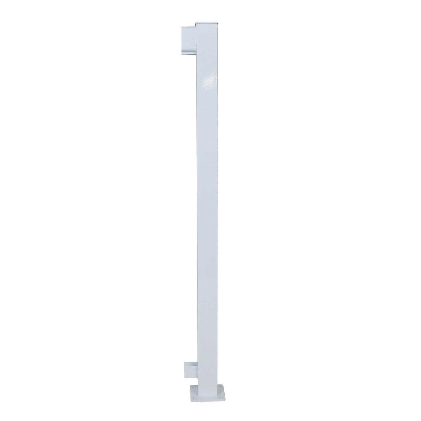 Regal Rail 42" White Aluminum Corner Post