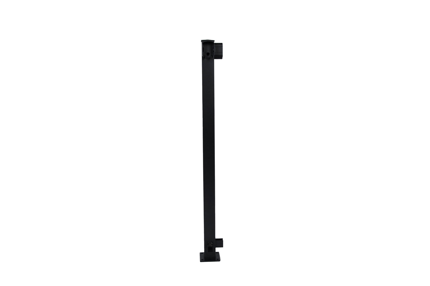 Regal Rail 42" Black Aluminum Corner Post Feature Product Photo 3