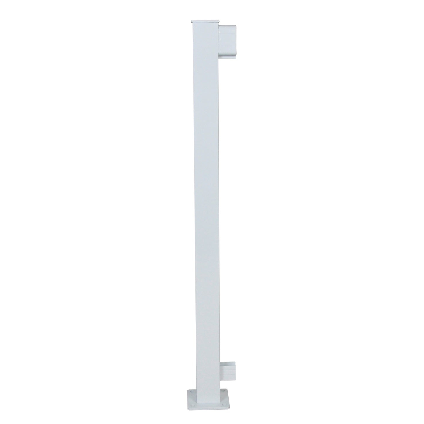 Regal Rail 36" White Aluminum Corner Post Feature Product Photo 2