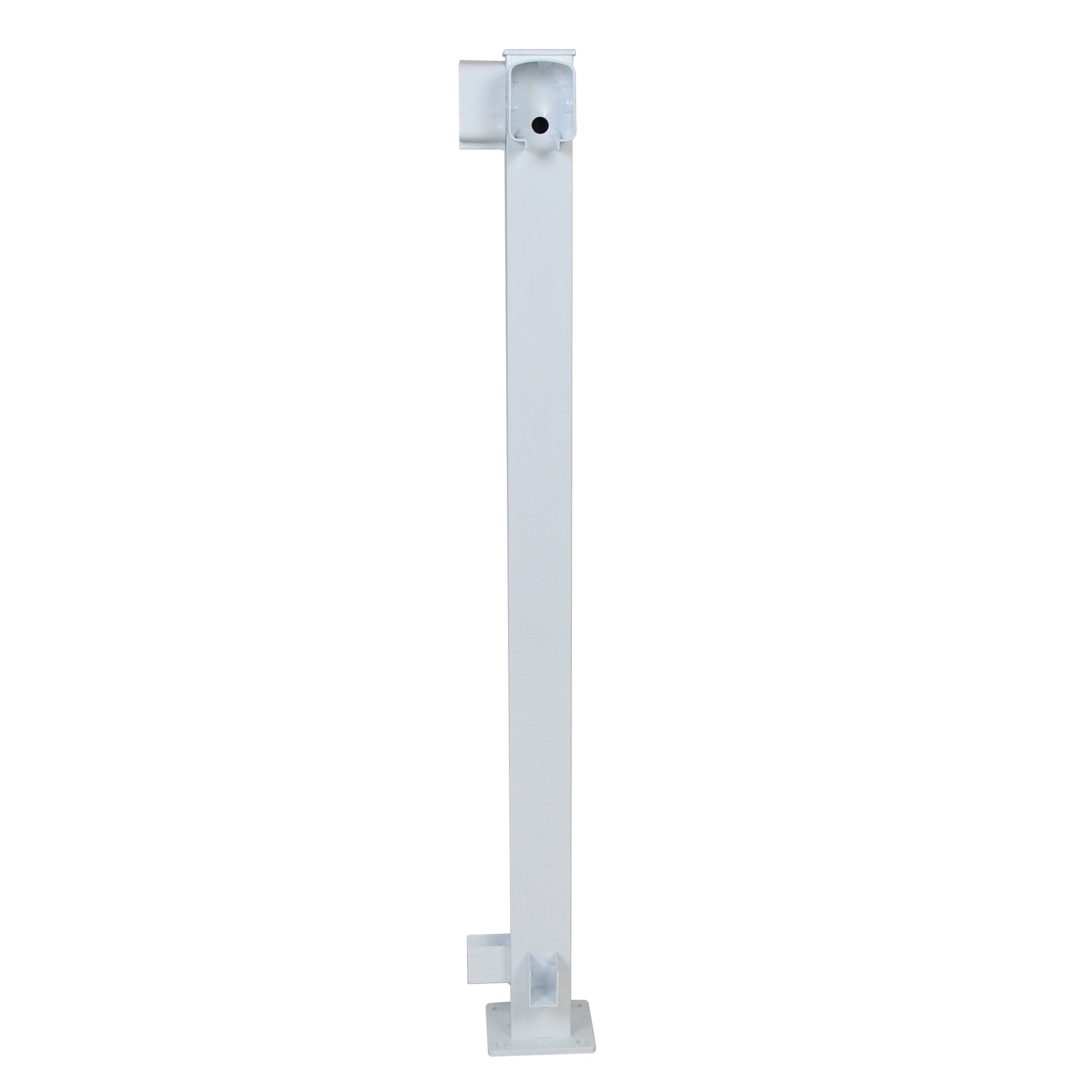 Regal Rail 36" White Aluminum Corner Post Feature Product Photo 3