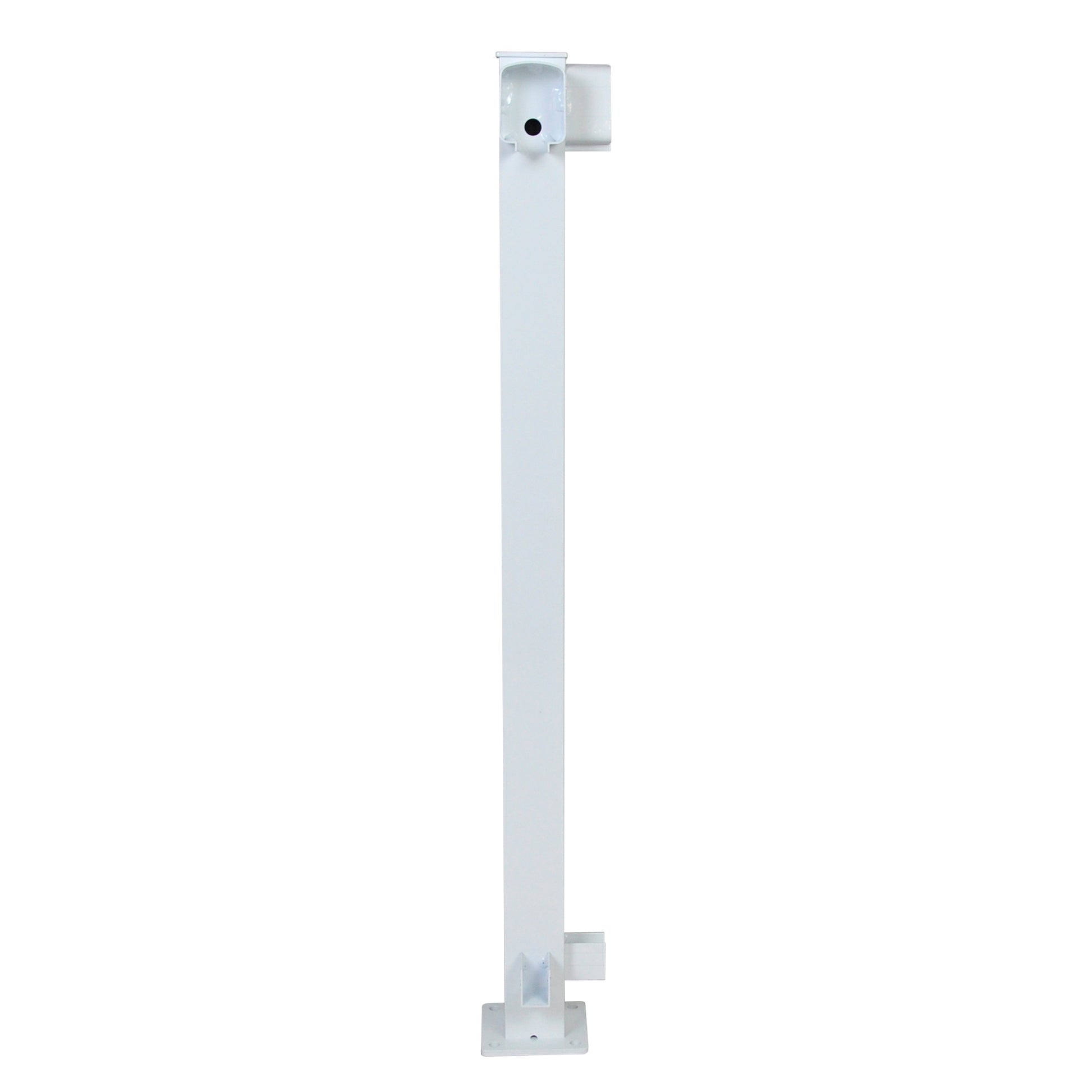 Regal Rail 36" White Aluminum Corner Post Feature Product Photo 4