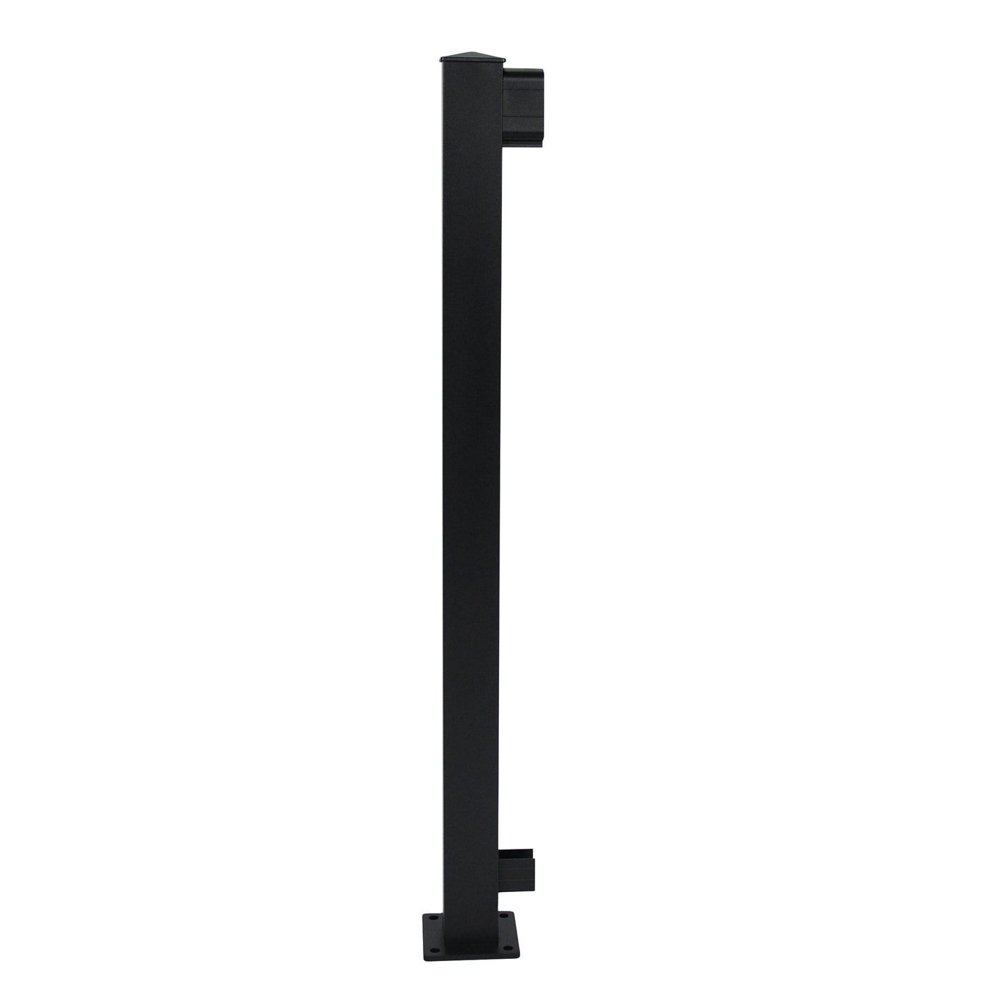 Regal Rail 36" Black End Post