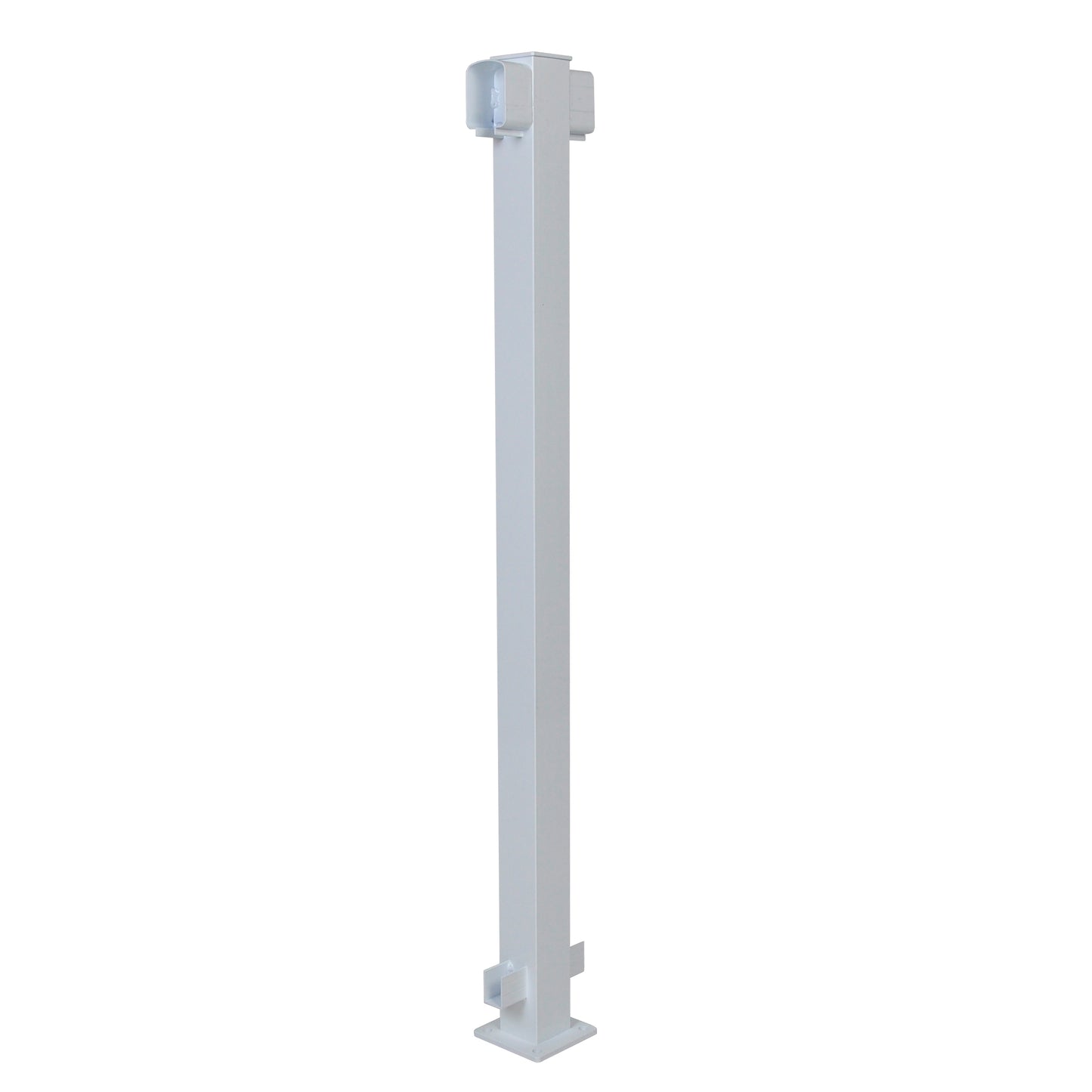 Regal Rail 42" White Aluminum Line Post Feature Product Photo 2