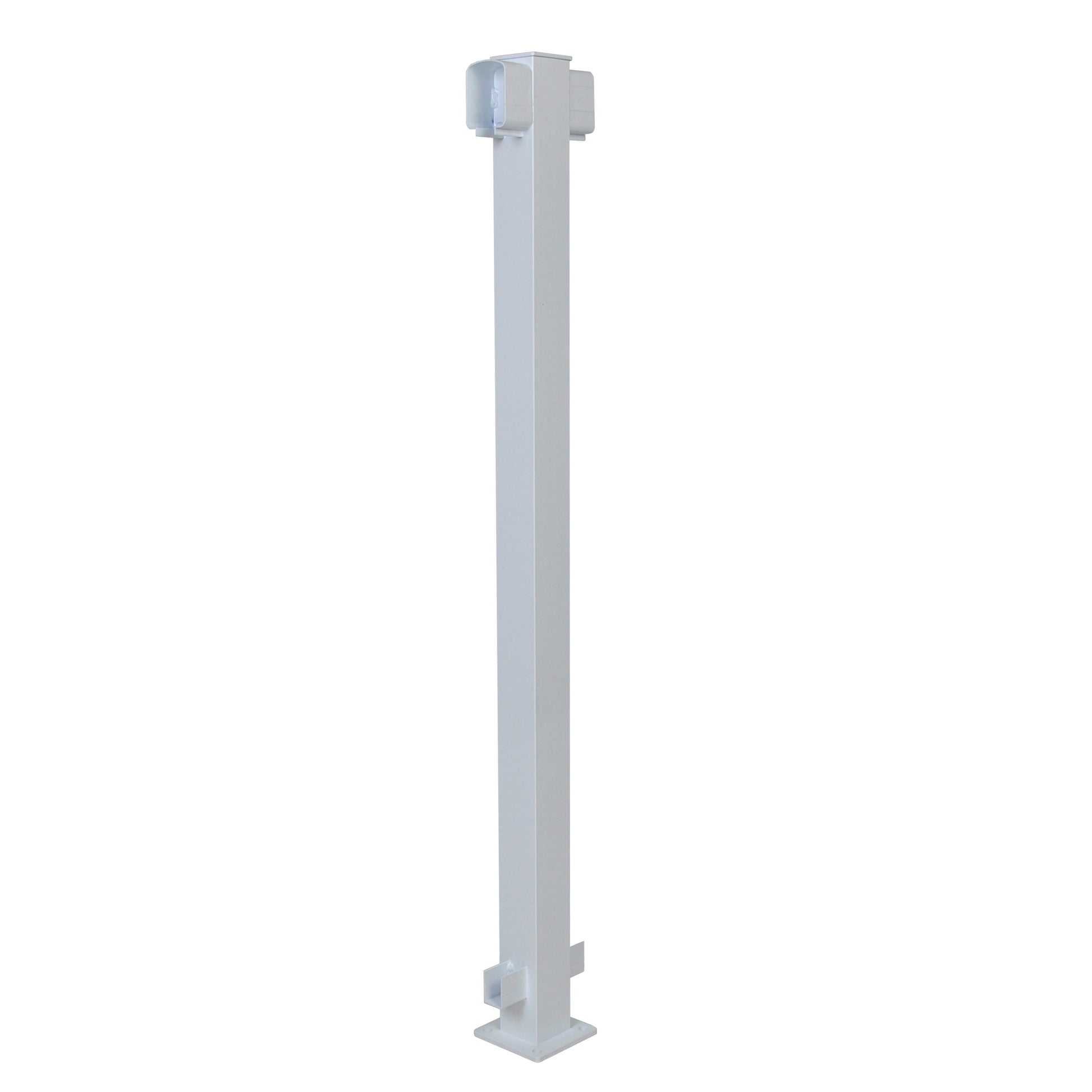 Regal Rail 42" White Aluminum Line Post Feature Product Photo 2