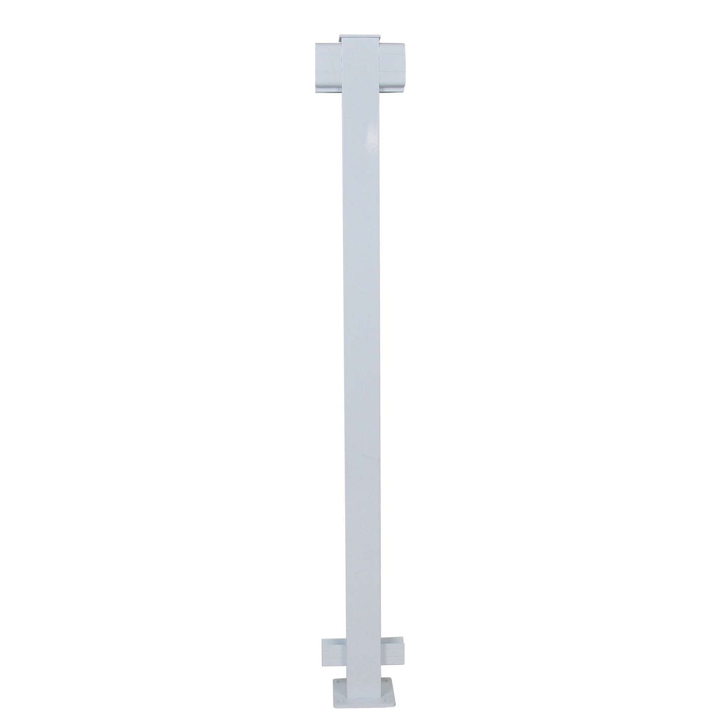 Regal Rail 36" White Aluminum Line Post Feature Product Photo