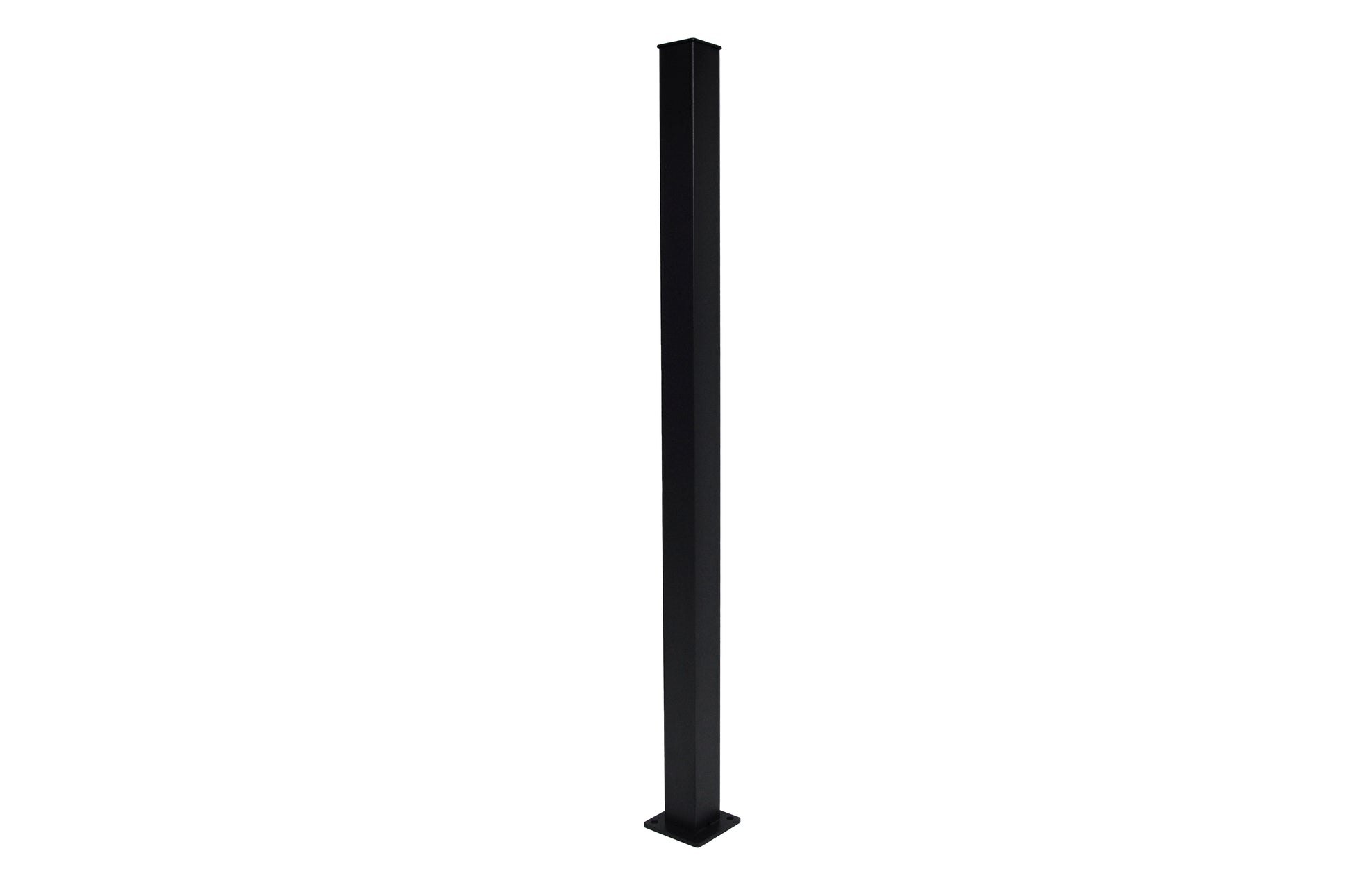 Regal Rail 42" Black Aluminum Square/Bottom Stair Post Feature Product Photo 2