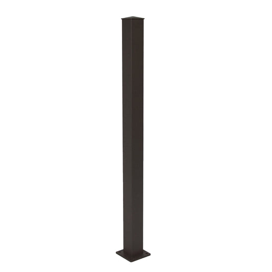 Regal Rail 36" Bronze Aluminum Square/Bottom Stair Post Feature Product Photo