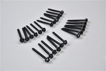 Regal Rail 2-1/2" Black Lag Screws - 24 pcs