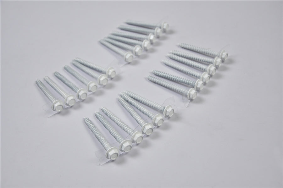 Regal Rail 2-1/2" White Lag Screws - 24 pcs Feature Photo 2