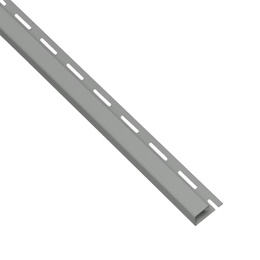 Vinyl J-Channel Siding Trim in Pewter 5/8" by Georgia Pacific