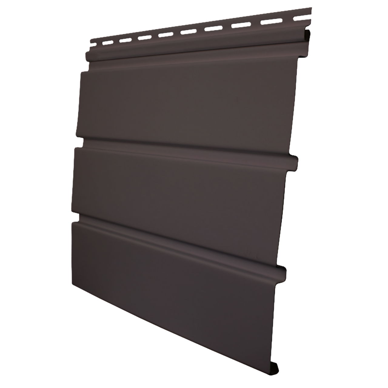 12 in. x 12 in.  Brown Triple 4 in. Solid Vinyl Soffit