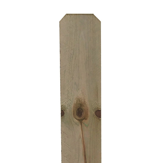 6 in. x 8 ft. Pine Dog-Ear Pressure Treated Fence Picket