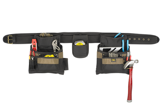 Custom LeatherCraft Tool Works 4 piece Carpenters Combo Tool Belt