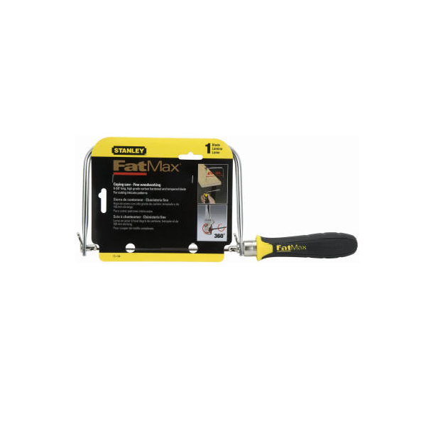 Stanely FatMax 4-3/4 in. Coping Saw with Ergonomic Handle, Model: 15-104