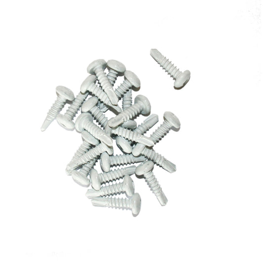 Regal Rail #10 x 3/4" White Steel Self Drilling Screws