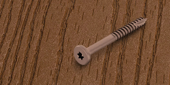 1-7/8 Brown Fascia Screw - 100 Count