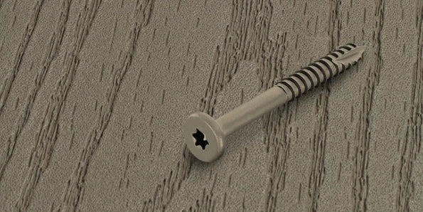 1-7/8 Gray Fascia Screw - 100 Count