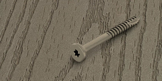 1-7/8 Gray Fascia Screw - 100 Count
