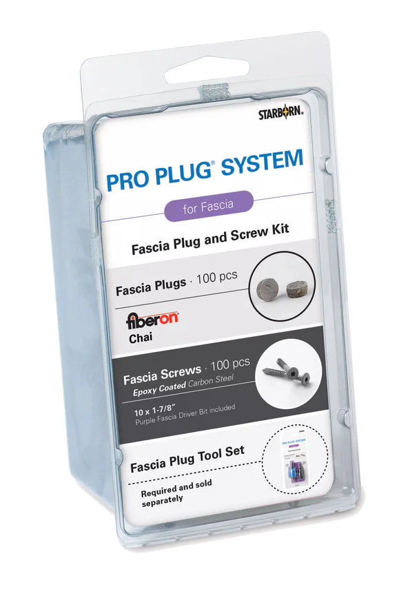 Pro Plug Deck Fascia Fastening System 100 pc. Beach House Color
