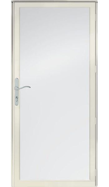 ANDERSEN 6 SERIES 36" FULLVIEW WHITE STORM DOOR W/ INTERCHANGABLE PANEL AND SWEEP