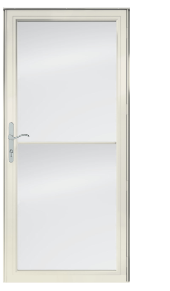 ANDERSEN 6 SERIES 36" FULLVIEW WHITE STORM DOOR WITH RETRACTABLE INSECT SCREEN