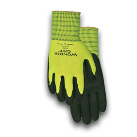 Golden Stag XL High Visual Green Latex Dipped Work Gloves
