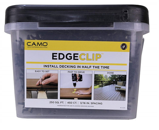 Camo Edge Hidden Deck Clips Fasteners - 450 Count Box