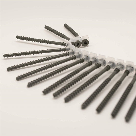 3 INCH GREEN COLLATED FACE SCREWS (1,000 piece box)