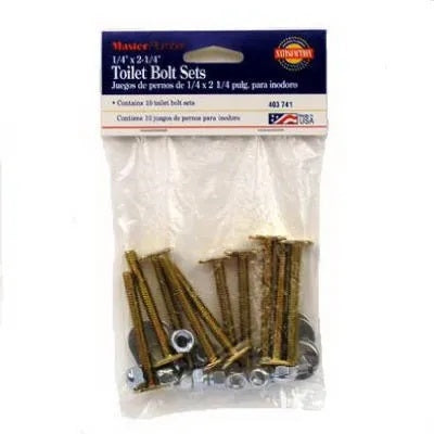 TOILET FLOOR BOLTS 10 PCS