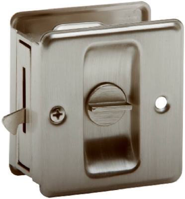 POCKET DOOR LOCK PRIVACY NICKEL