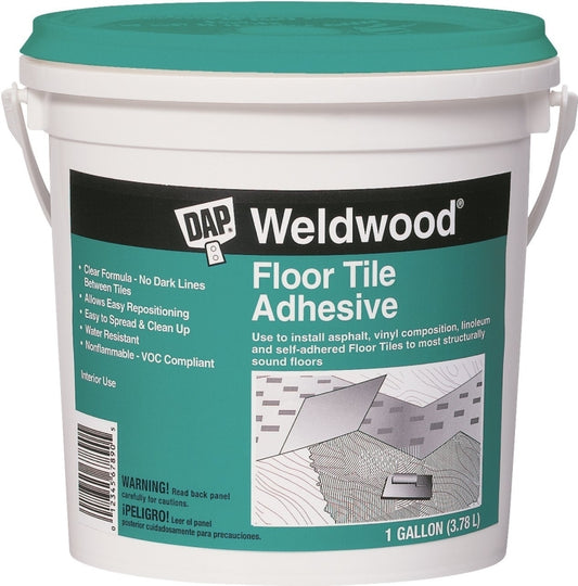 FLOOR TILE ADHESIVE CLEAR GALLON