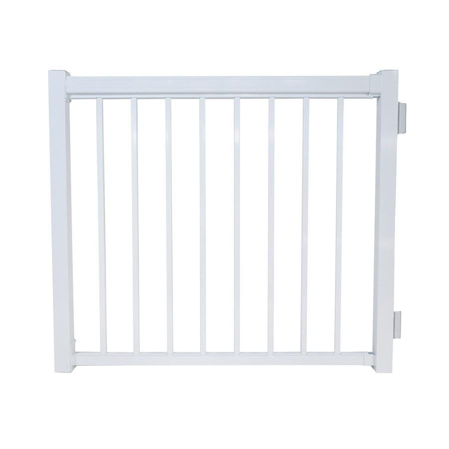 Regal Rail White Aluminum 42" Gate Feature Product Photo