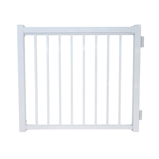 Regal Rail White Aluminum 42" Gate Feature Product Photo